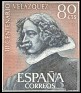 Spain 1961 Velazquez 80 CTS Grayish Blue And Brown Edifil 1344A